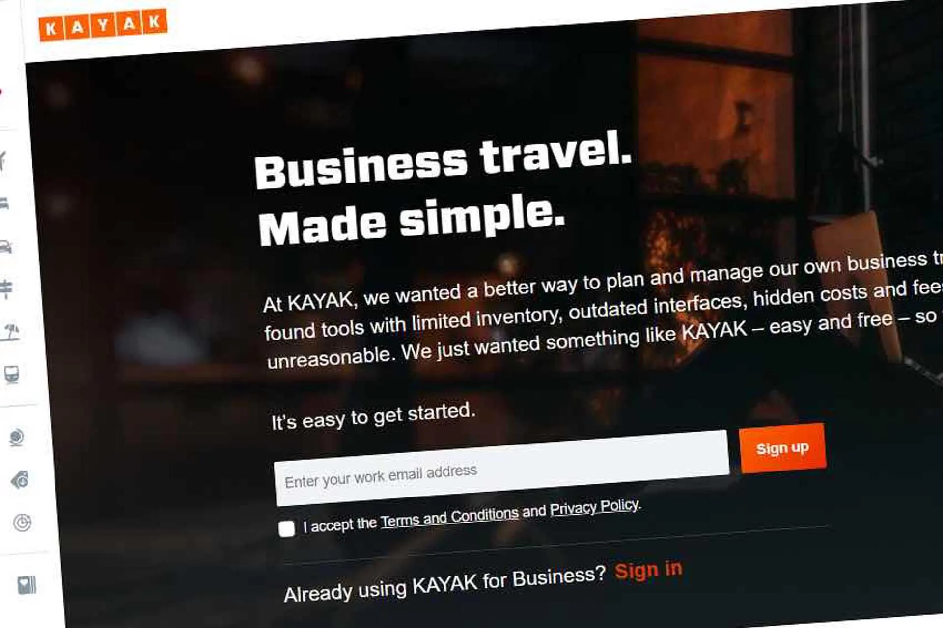 Kayak for Business una herramienta para los viajes corporativos