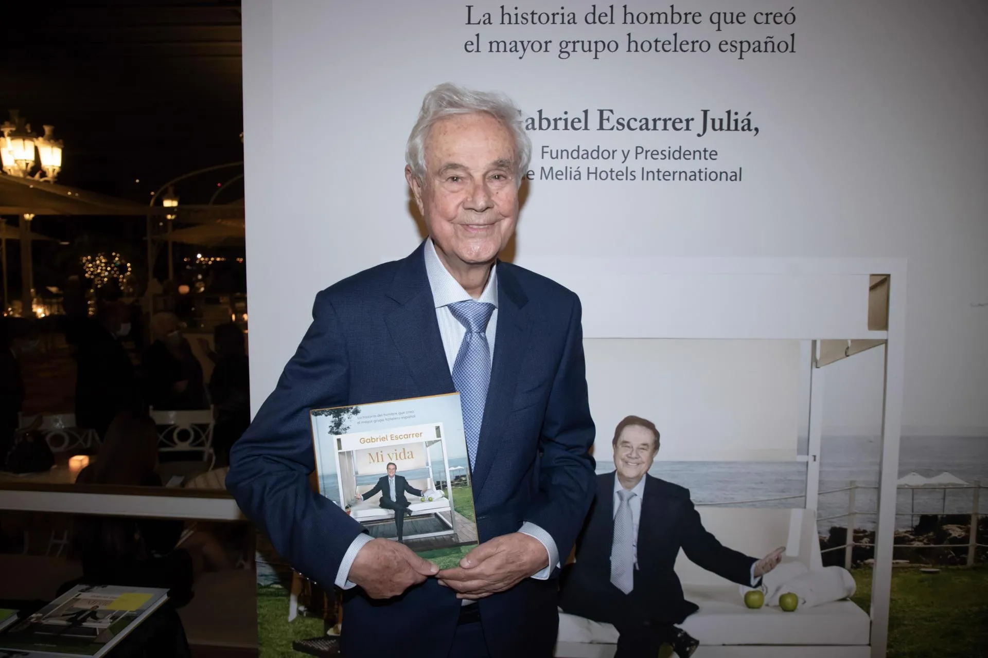 Gabriel Escarrer, fundador de Melia presento un libro de sus memorias