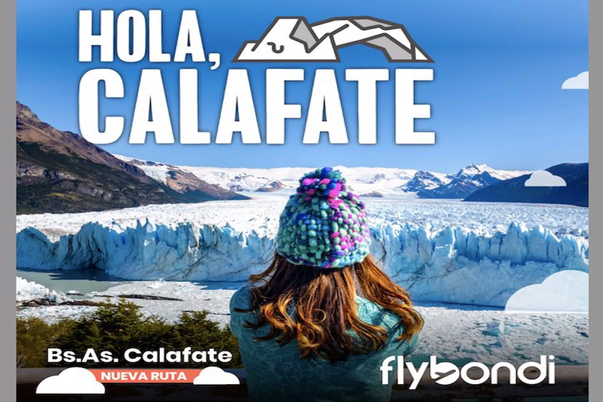 Flybondi comienza a volar a El Calafate y Comodoro Rivadavia