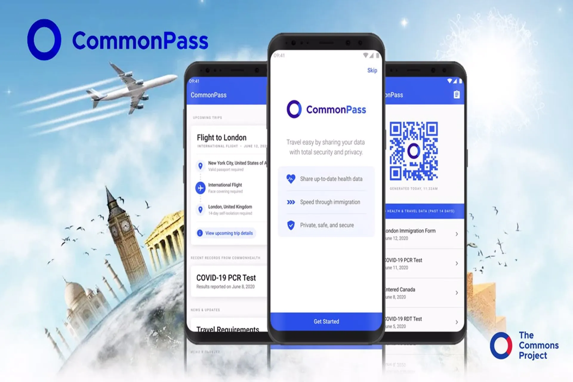 La aplicación CommonPass podría abrir viajes internacionales