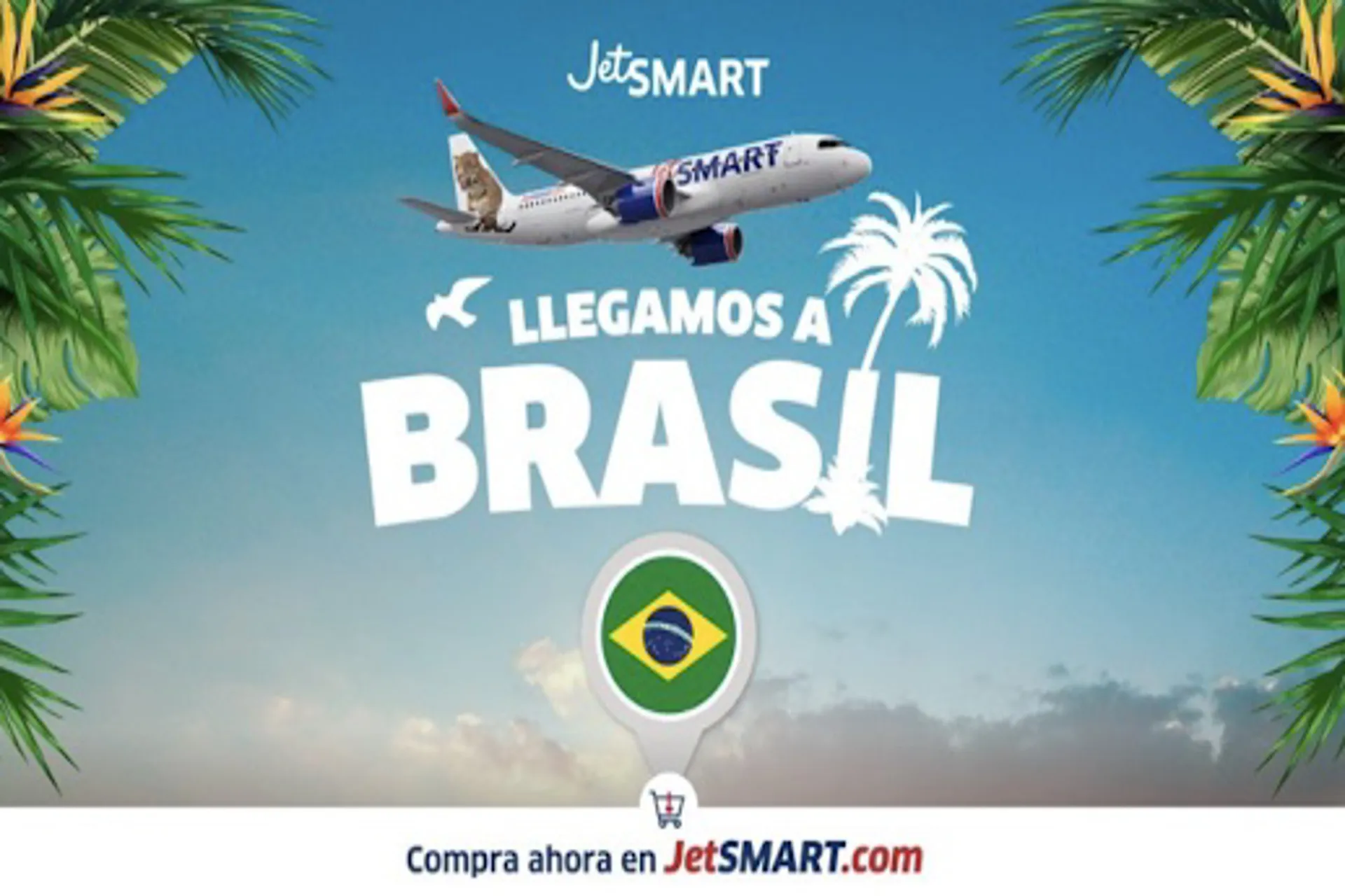 JetSMART conectará Río de Janeiro, Brasil, con ciudades de Sudamérica