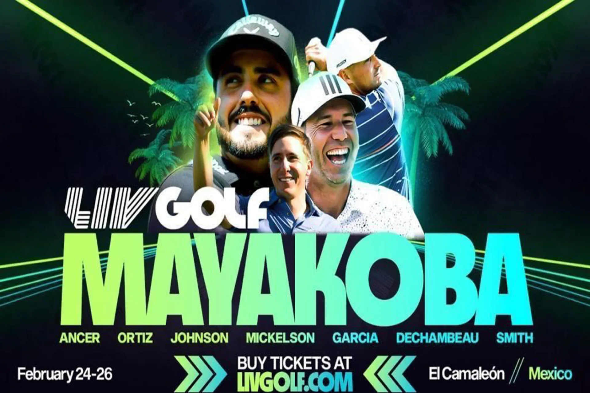 El Camaleón, campo de Golf de Mayakoba recibirá la LIV Golf League
