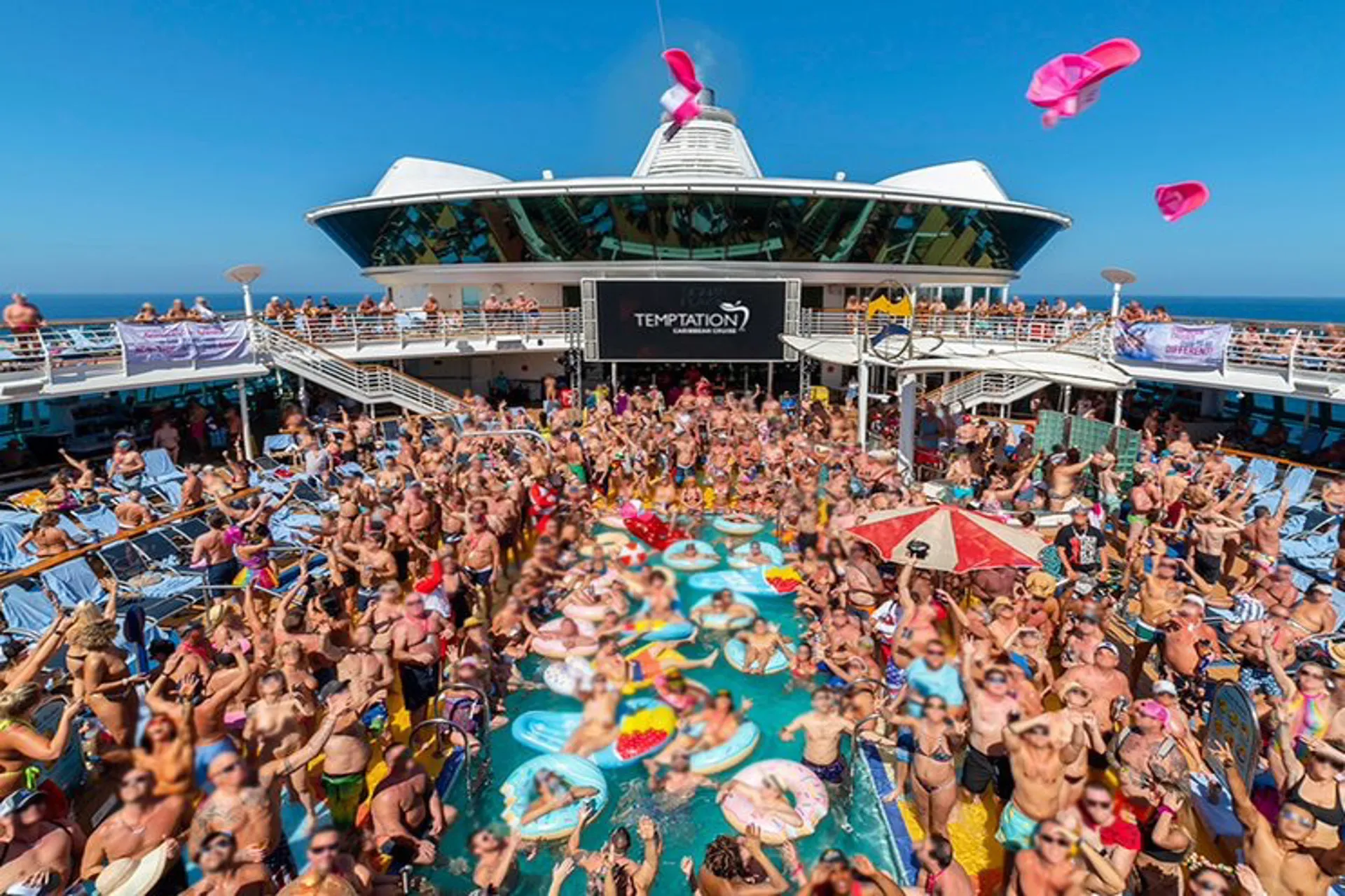 Fiestas las 24 horas del día en el Temptation Caribbean Cruise 2023