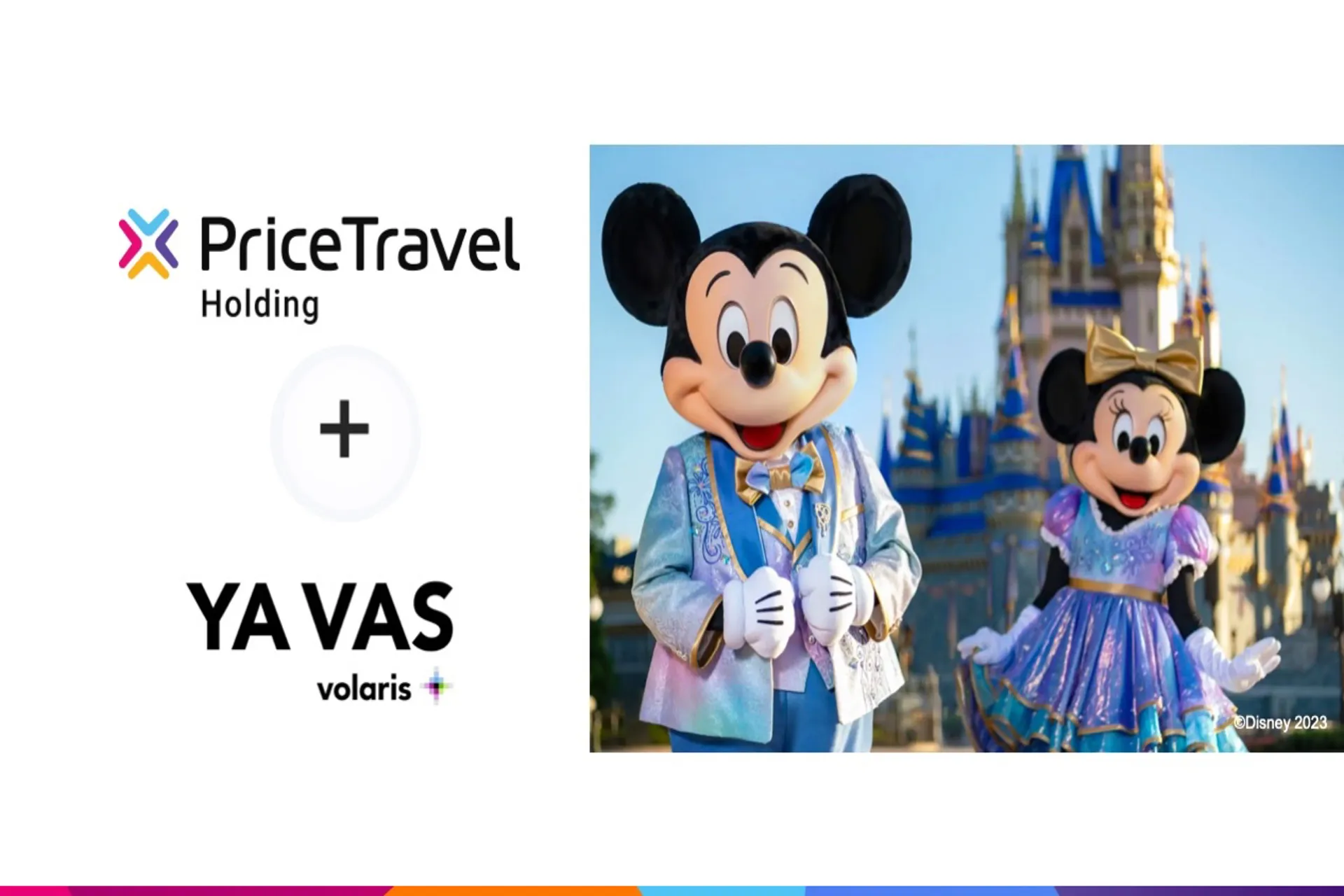PriceTravel Holding acuerda con "Ya Vas" distribuir tickets de Disney