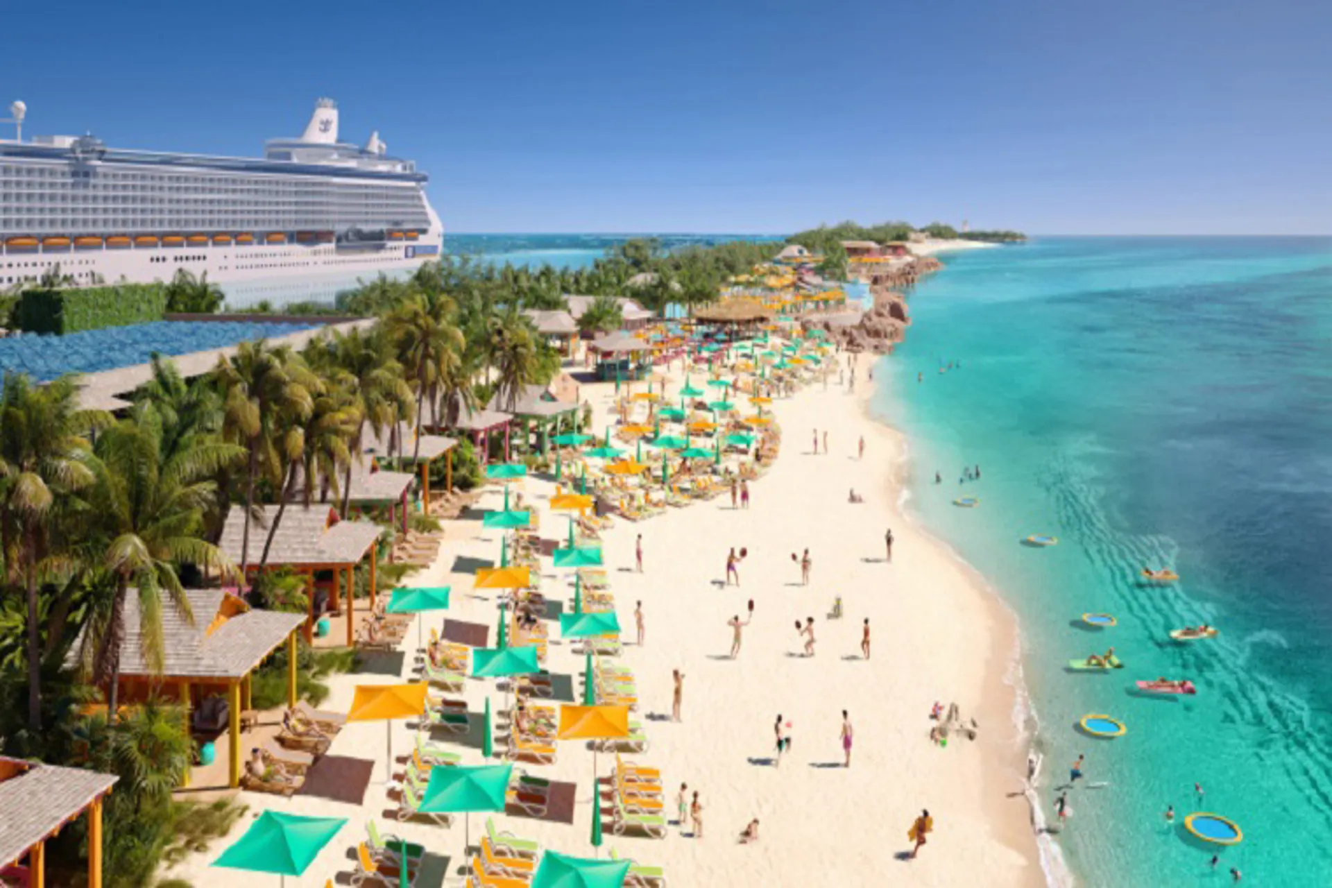Royal Caribbean elige Bahamas para abrir su primer "beach club"