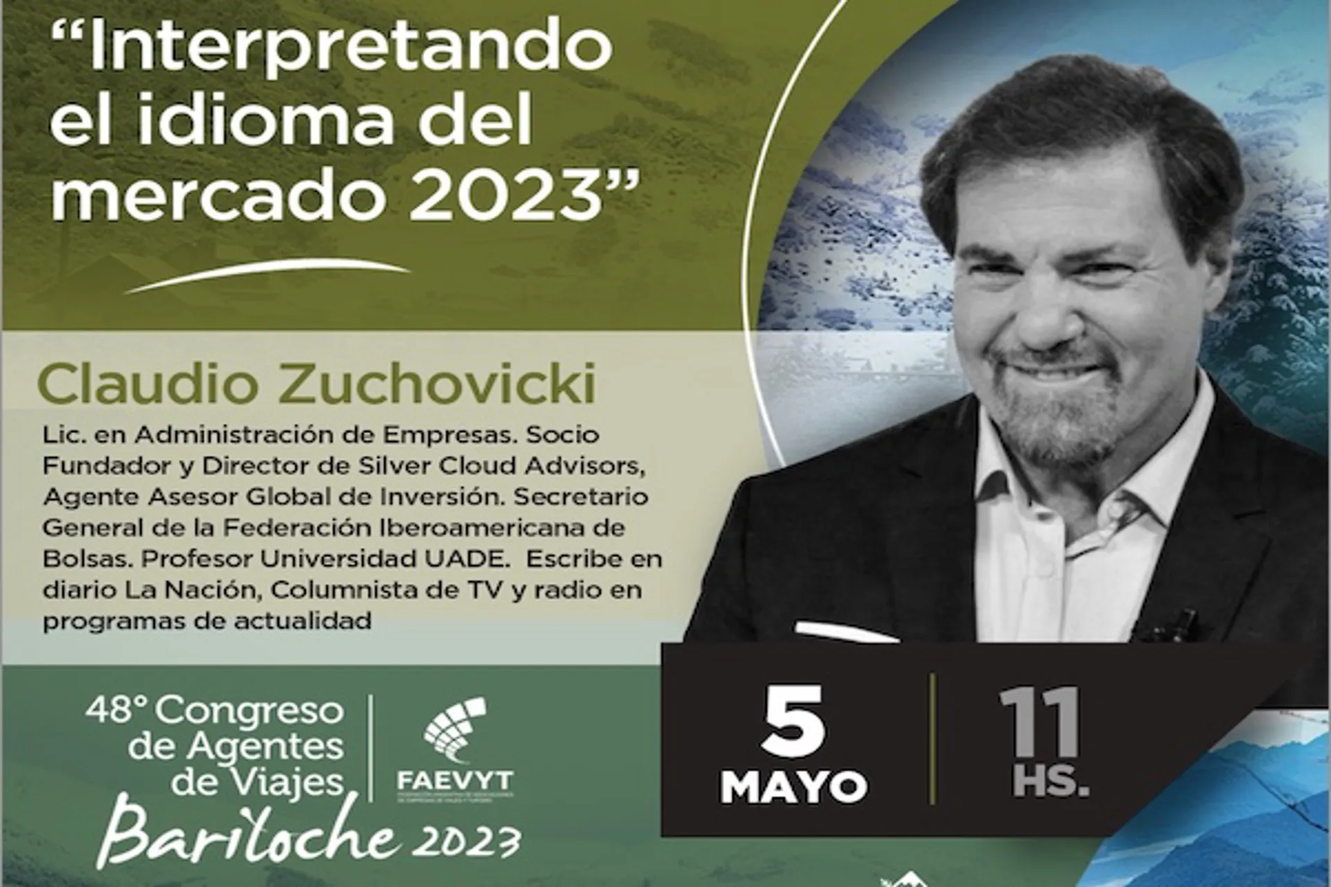 Claudio Zuchovicki disertara en Congreso de Agentes de Viajes